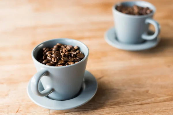 Cup of coffee beans — Stock Photo, Image