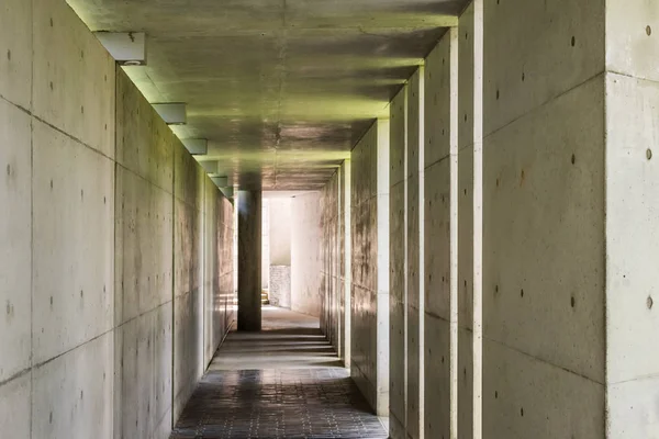 Modern corridor architecture in Yuhsiu Museum Art — Stock Photo, Image