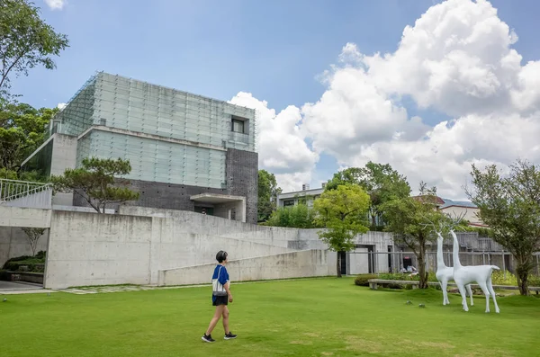 Famoso edifício de referência de Yuhsiu Museu de Arte — Fotografia de Stock