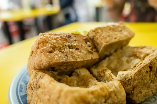 famous Taiwanese snack of stinky tofu