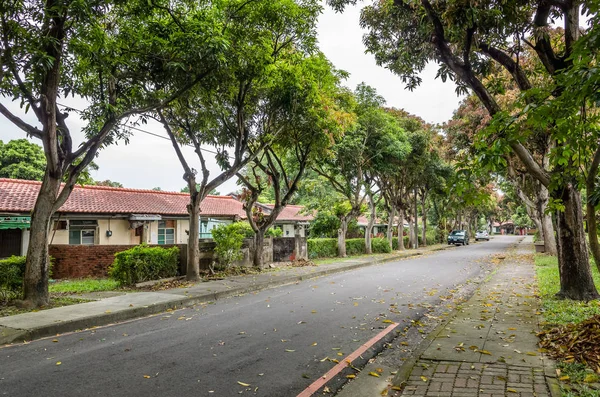 Paisaje de la calle en Zhongxing New Village — Foto de Stock