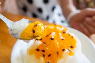 yeme tutku meyve buz tıraş