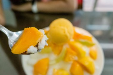 mango ünlü Tayvanlı aperatifler buz tıraş