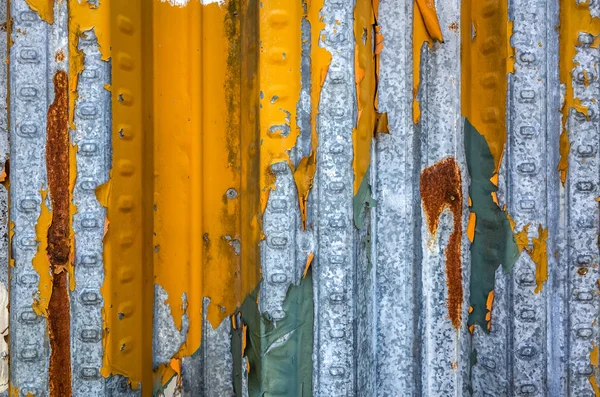 Weathered metal wall — Stock Photo, Image