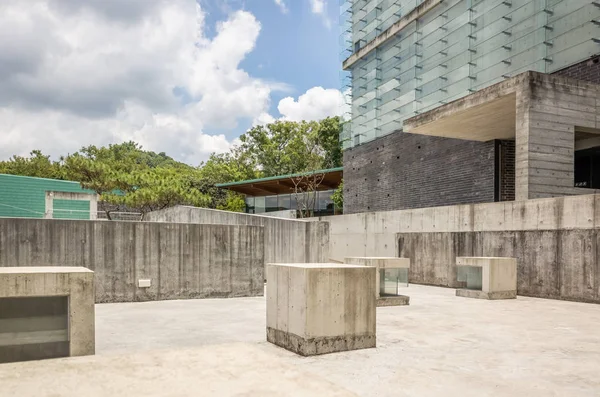 Famoso edificio emblemático de Yuhsiu Museo de Arte — Foto de Stock