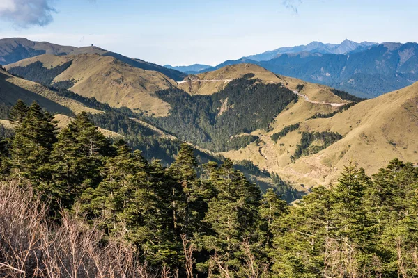 Berglandschap in Mt. Hehuan — Stockfoto