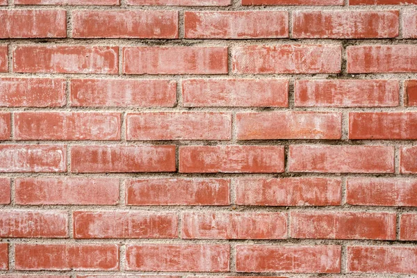 Fondo de pared de ladrillo rojo — Foto de Stock