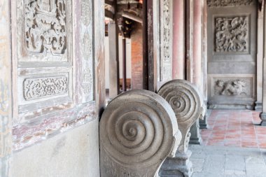 ünlü eski eski Lung-shan tapınağı