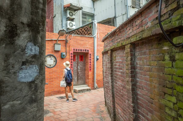 Famosa rua velha na cidade de Lukang — Fotografia de Stock