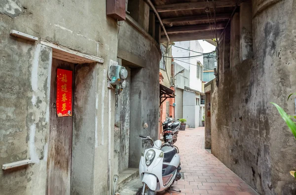 Famous old street in Lukang town — Stock Photo, Image