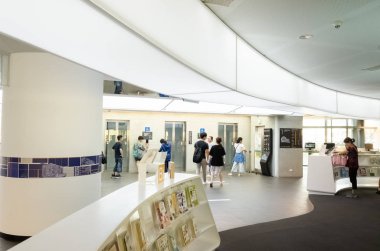 Yeni Taipei şehir ana kütüphane iç