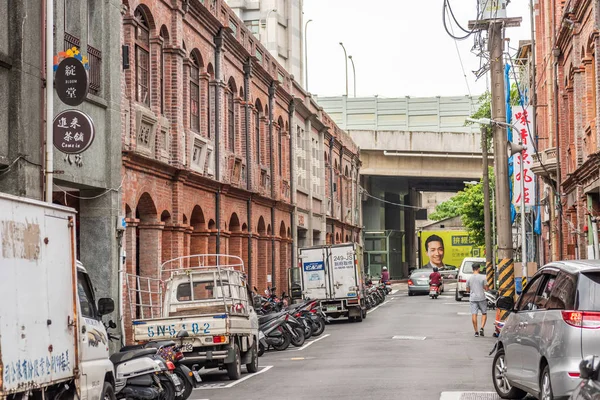 Viejo lugar tradicional retro de la calle Dihua — Foto de Stock