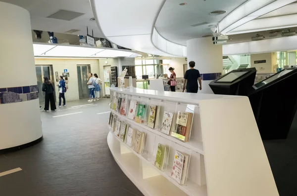 Interieur van de nieuwe hoofdbibliotheek van Taipei City — Stockfoto