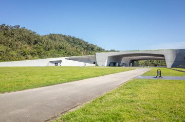 Xiangshan Ziyaretçi Merkezi modern mimarisi