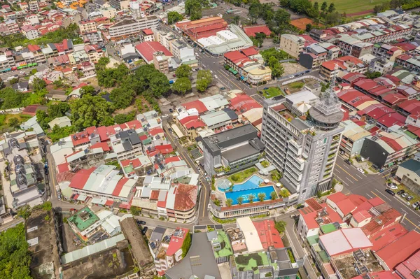 Vista aérea da cidade de Puli — Fotografia de Stock