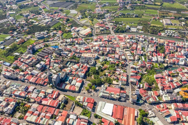 Vista aérea de la ciudad de Puli — Foto de Stock