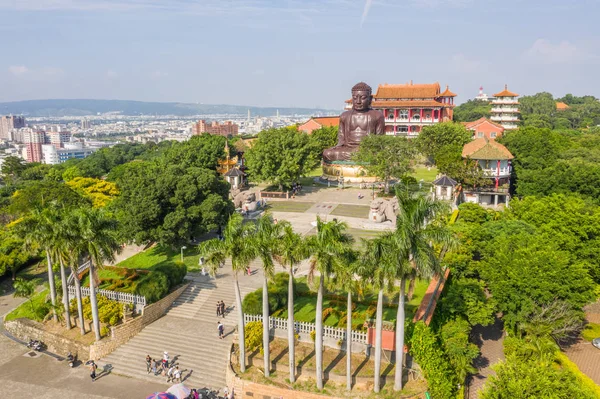 Socha Buddhy changhua velké hory Bagua — Stock fotografie