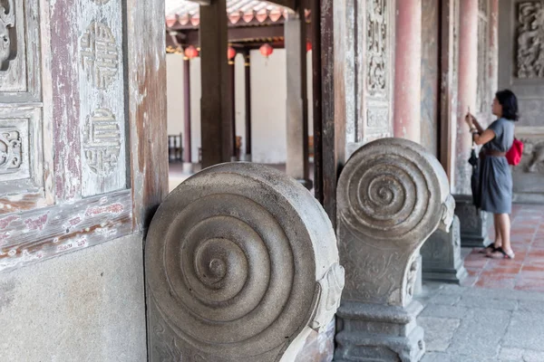 Famous old ancient Lung-shan temple — Stock Photo, Image