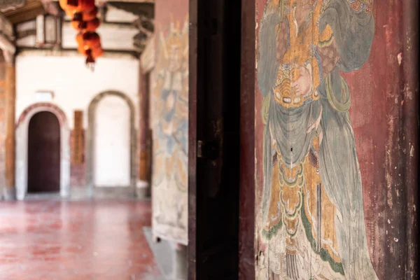 Prachtige oude en beroemde oude Lung-Shan-tempel — Stockfoto