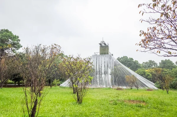 Taoyuan Land Art Festival w dniu deszczu — Zdjęcie stockowe