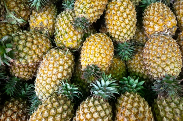 Groep van ananas fruit — Stockfoto