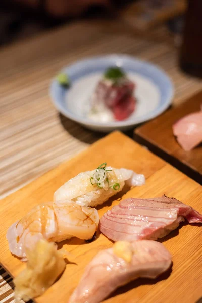 Läckra japanska sushi — Stockfoto
