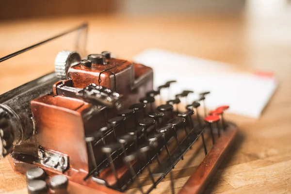 Note book with typewriter — Stock Photo, Image