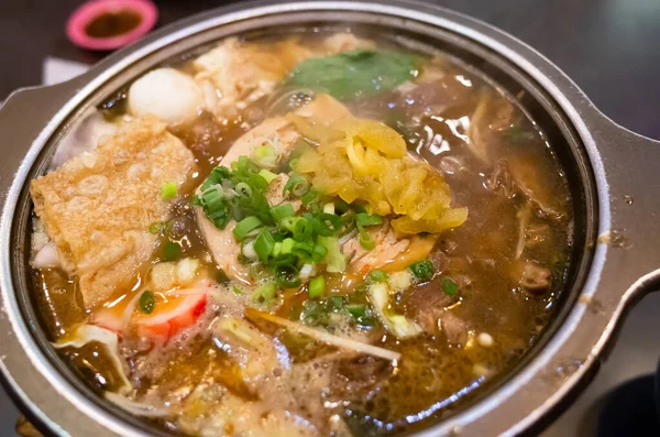 Stinkiger Tofu Hot Pot auf Taiwan — Stockfoto