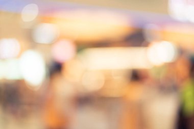 Alışveriş merkezinin soyut arkaplanı