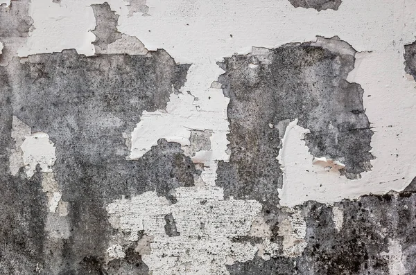 Mur de ciment avec texture fissurée à l'huile — Photo