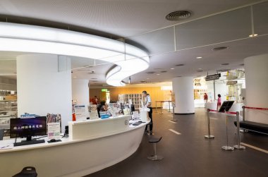 Yeni Taipei şehir ana kütüphane iç