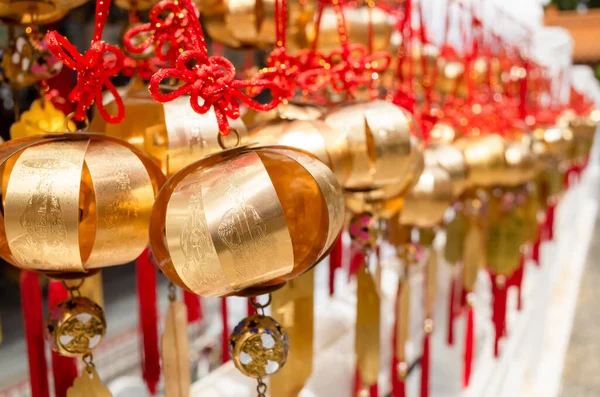 Parede de desejo no Templo Wenwu perto de Sun Moon Lake em Yuchi — Fotografia de Stock