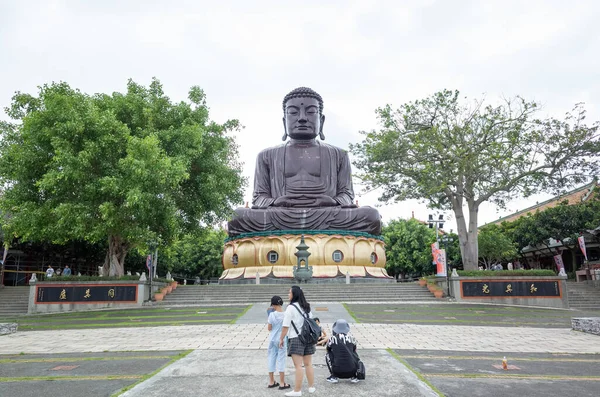 Posąg Buddy Changhua wielkiej góry Bagua — Zdjęcie stockowe