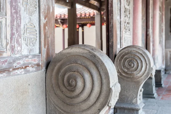 Famoso antiguo templo antiguo de Lung-shan — Foto de Stock