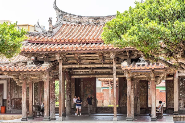 Famoso antigo templo de Lung-shan — Fotografia de Stock