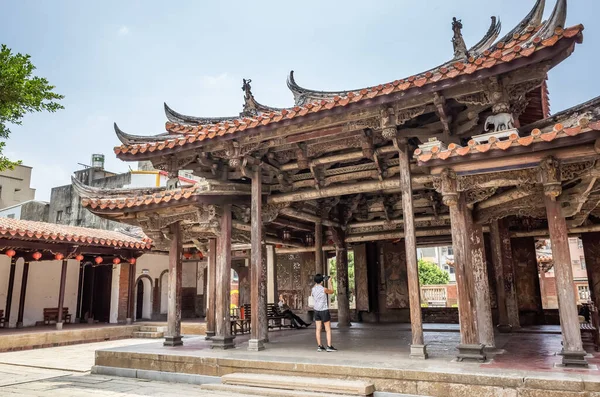 Famoso antigo templo de Lung-shan — Fotografia de Stock