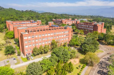Ulusal Chi Nan Üniversitesi 'nin hava görüntüsü