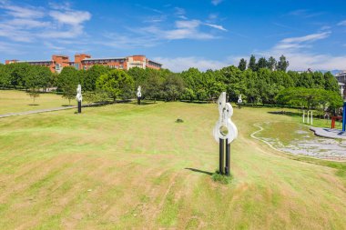 Ulusal Chi Nan Üniversitesi 'nin hava görüntüsü