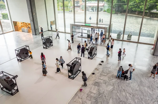 Інтер "єр Музею образотворчого мистецтва Тайбея — стокове фото