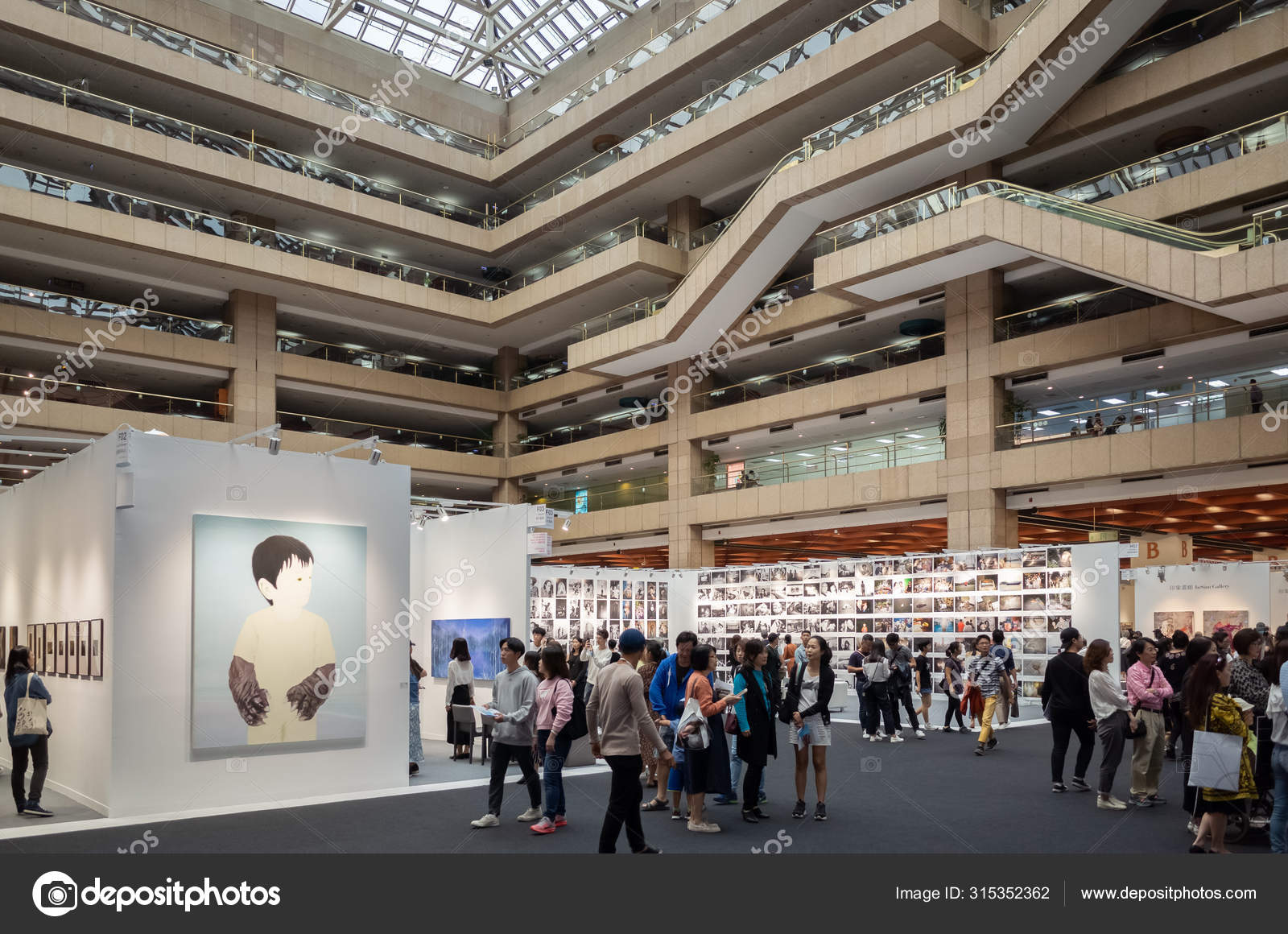 Art Taipei Expo is the landmark of Asian — Stock Editorial Photo