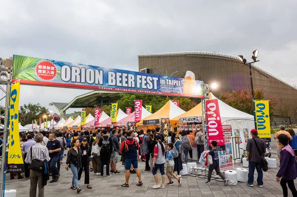 Okinawa Orion Bierfeest op Taipei — Stockfoto