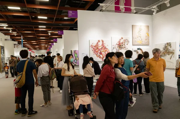 Art Taipei Expo is het oriëntatiepunt van Aziatische — Stockfoto