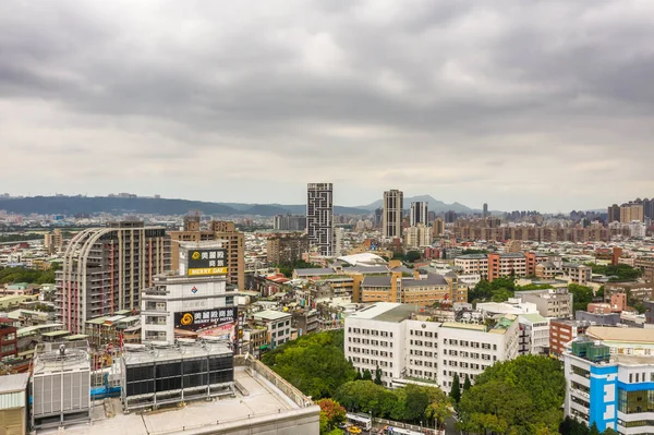 Banqiao Taiwan October 21Th 2019 Aerial View Cityscape Banqiao New — Stock Photo, Image