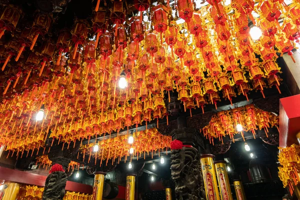 Taichung Taiwan April 2020 Berömda Tempel Guangtian Grundande Tempel Rikedomsguden — Stockfoto