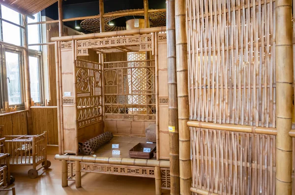 Nantou Tajwan Stycznia 2020 Słynna Atrakcja Muzeum Sztuki Bambusowej Nantou — Zdjęcie stockowe