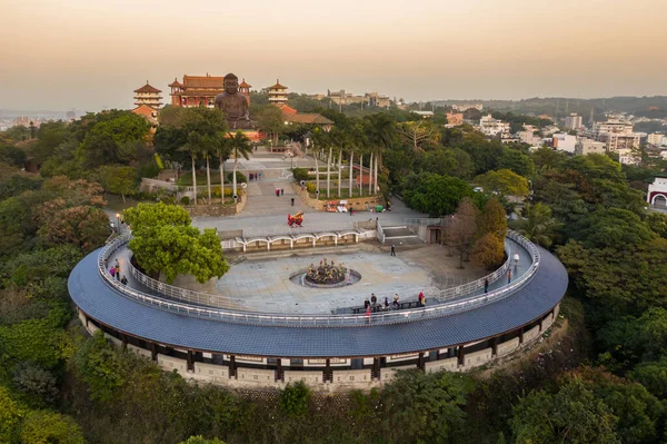 Changhua Taiwan Janvier 2020 Vue Aérienne Grande Statue Bouddha Mont — Photo