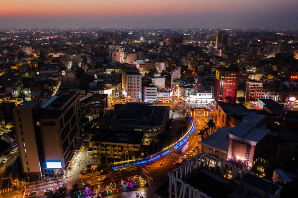 Changhua Taiwan Jan 20Th 2020 Aerial View Cityscape Changhua County — Stock Photo, Image