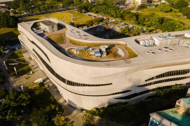 Taichung, Tayvan - 27 Aralık 2019: Tayvan, Asya 'da Ulusal Kamu Bilgileri Kütüphanesi