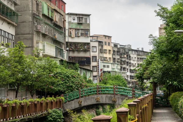 台湾土城区 2020年6月14日 亚洲新台市的城市沟渠 — 图库照片