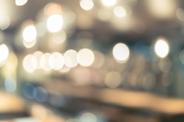 Kahve dükkanının soyut arka planı, odak derinliği